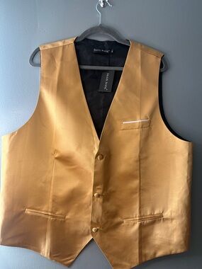 Barry Wang Men's XL Vest NEW Formal prom wedding graduation preppy business